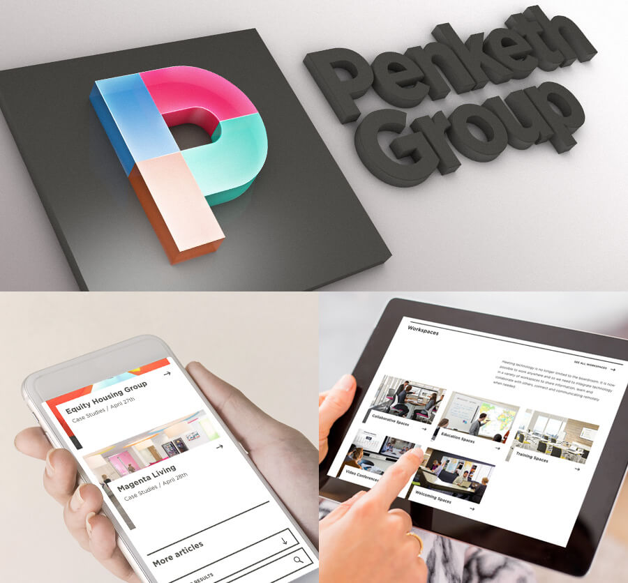 Penketh Logo, Mobile and Tablet